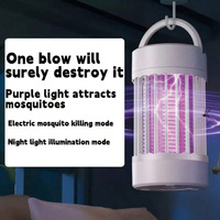 USB electric shock type mosquito repellent lamp for home/outdoor rechargeable mosquito repellent artifact plug-in mosquito kille