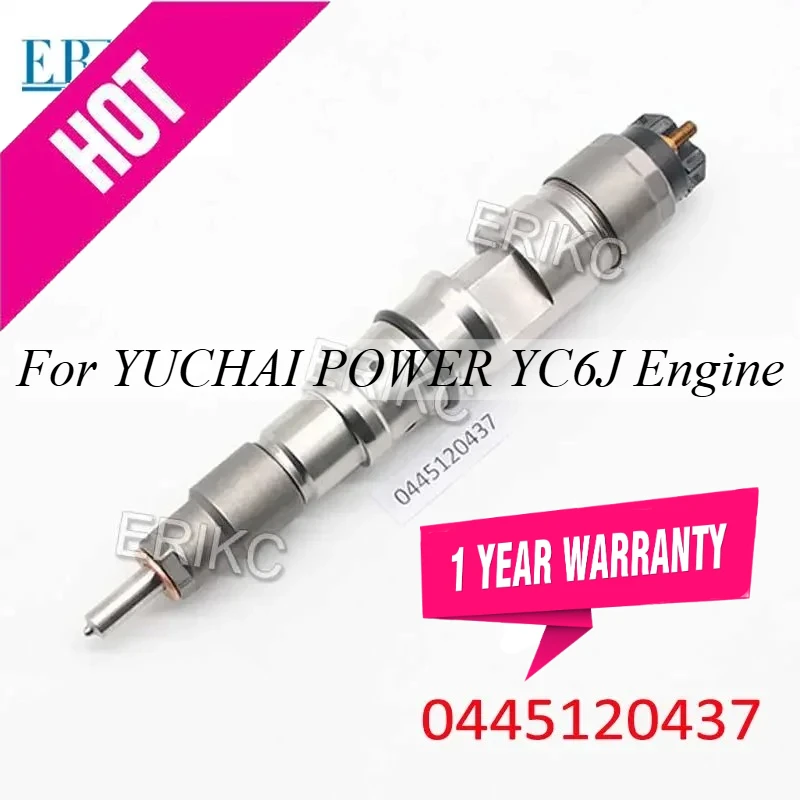

0445120437 Оригинальная форсунка 0 445 120 437, дизельная форсунка 0445B2905400 для двигателя YUCHAI POWER YC6J