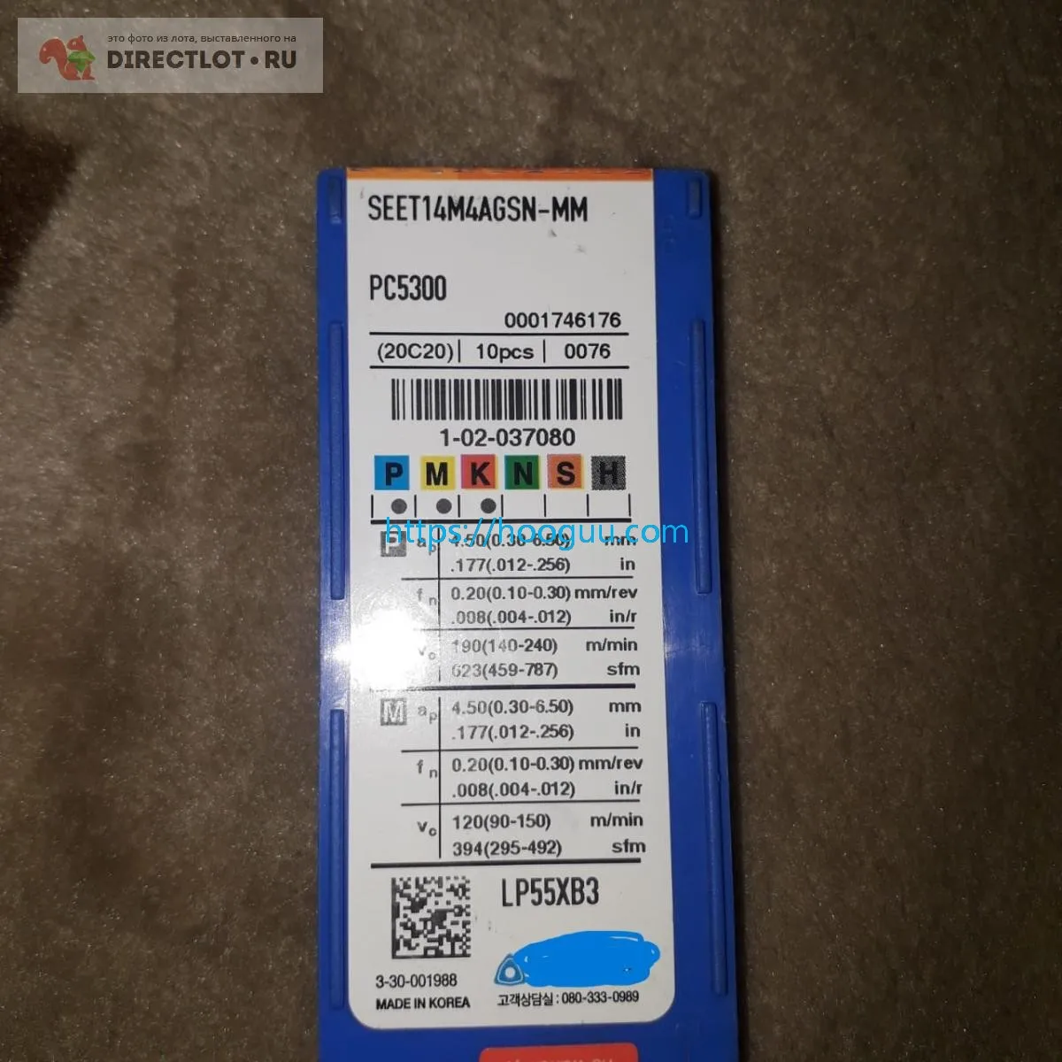 100% Original SEET14M4AGSN MM PC6510/SEET14M4AGFN MA H01 Positive Button Inserts for Milling/Turning