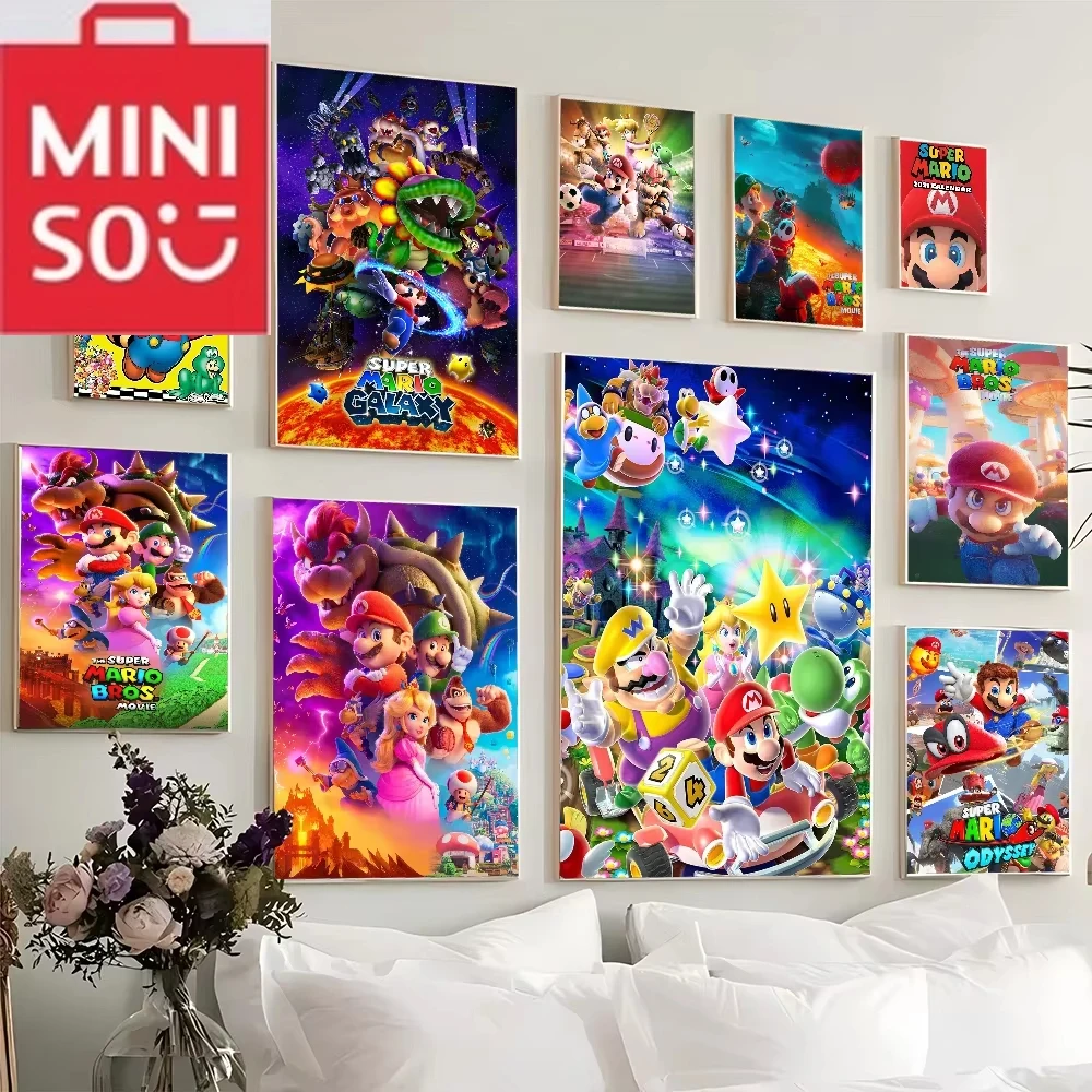 

MINISO классический аниме фильм Мариос DIY полная алмазная живопись мозаика для взрослых ручная работа любовник гостиная подарок Декор безрамный