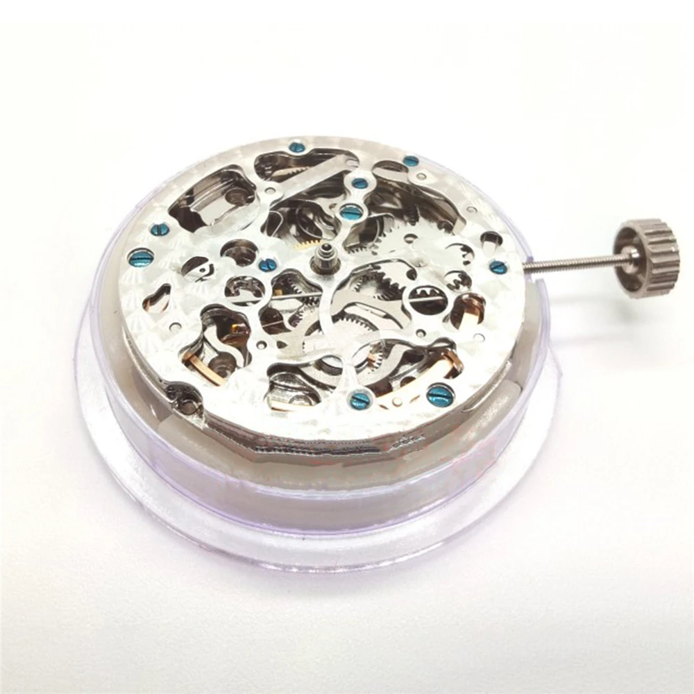 

Professional 2189 Automatic Mechanical Movement Gold/White Hangzhou 6-Needle Skeleton Movement Watch Repair Parts