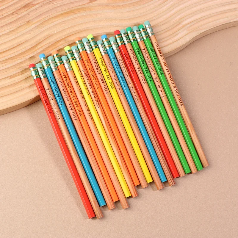 10 шт., набор карандашей для подтверждения, персонализированные вдохновляющие полки, красочные карандаши с вдохновляющими высказываниями для студентов-художников 10 шт., набор карандашей для подтверждения, персонализированные вдохновляющие полки, красочные карандаши с вдохновляющими высказываниями для студентов-художников