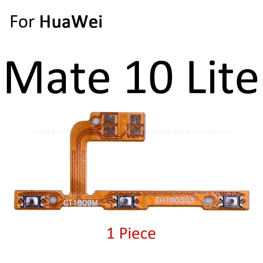 Power ON OFF Mute Switch Control Key Volume Button Flex Cable For HuaWei Honor View 10 Mate 20 X P20 Pro Lite 8X Parts