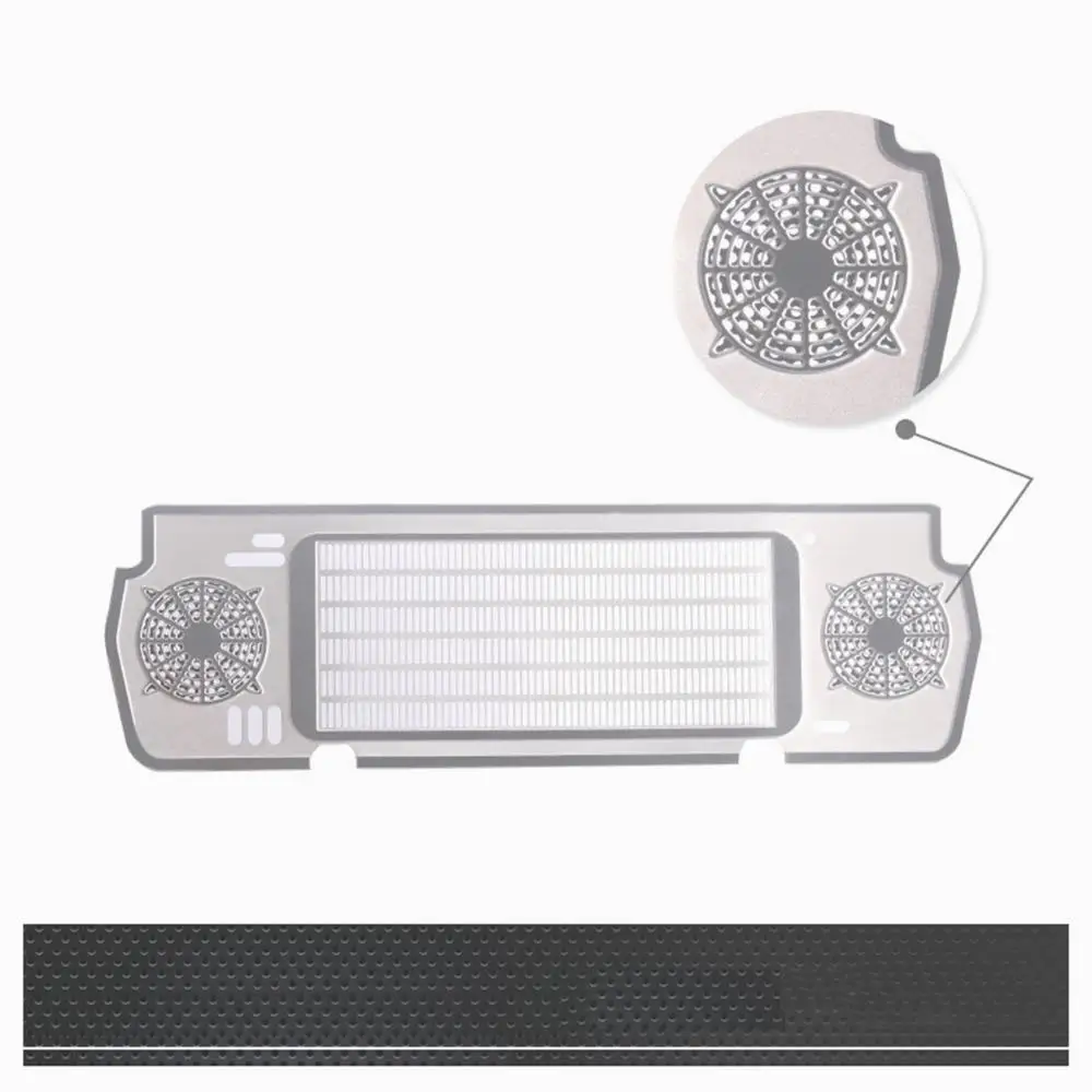 Caixa de resfriamento do tanque de água de simulação de malha de metal para Trx-4 bronco mustang carro de controle remoto acessórios de aço inoxidável