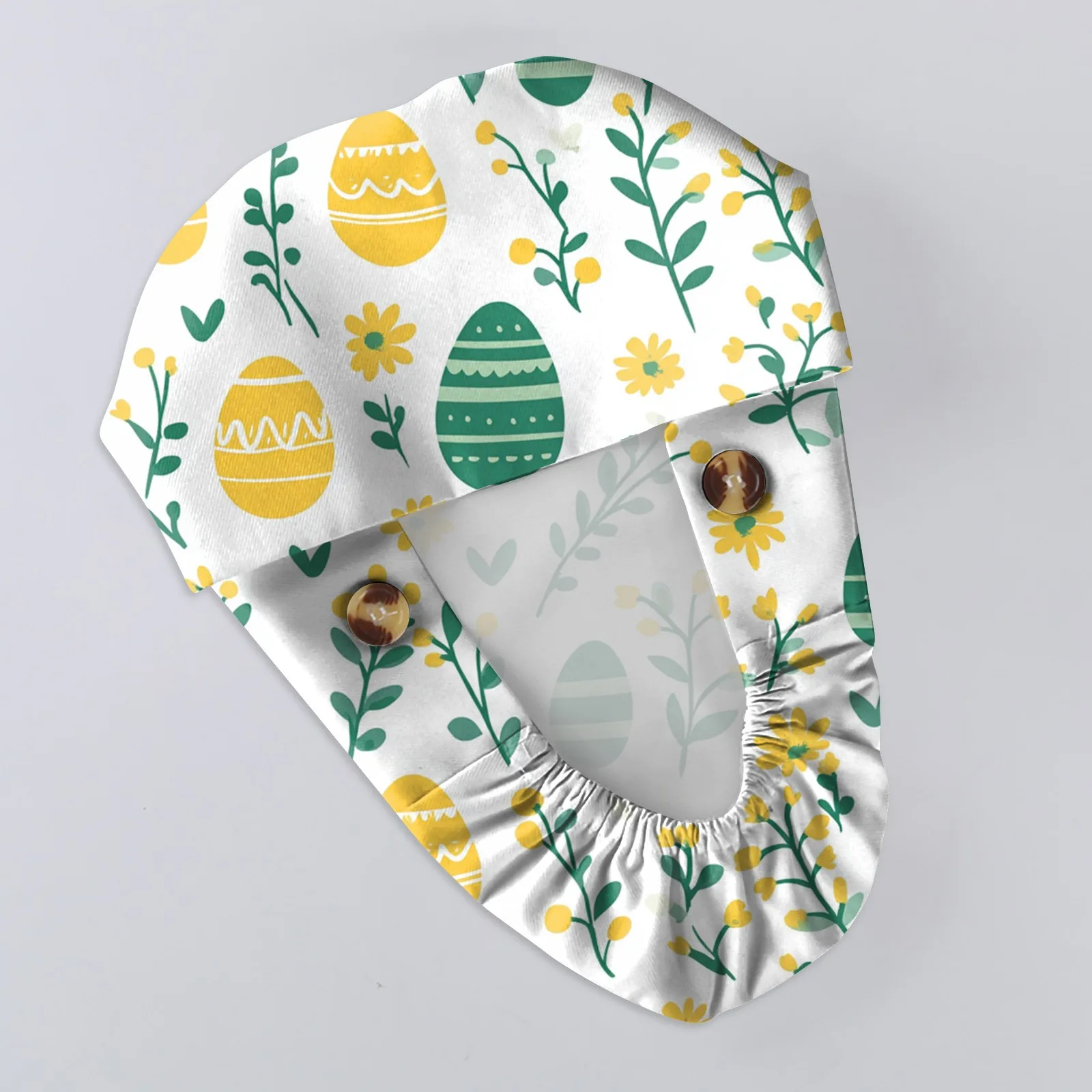 Copricapo da donna Cappello da infermiera Bandana coniglietto pasquale Cappello stampato Berretto morbido e traspirante Copricapo Accessori uniformi da infermiera