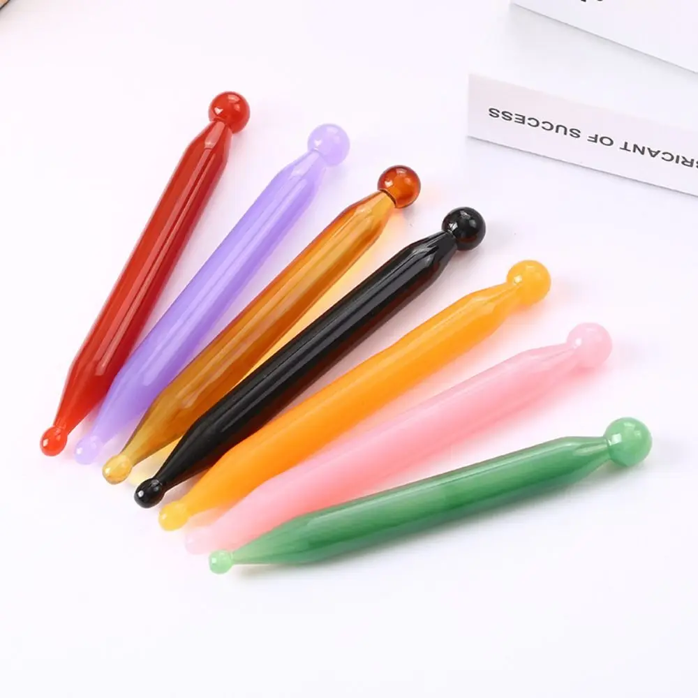 

Новая ручка-массажер из смолы для точечного массажа, домашний инструмент для массажа лица в форме палочки, расслабляющий инструмент Гуаша для красоты