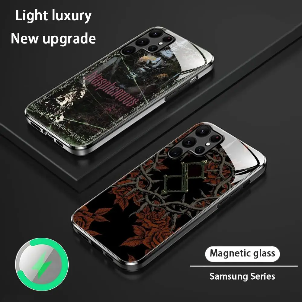 NEW Blasphemous Phone Case For Samsung S26 S25 S24 S23 S22 S21 S20 Plus Ultra Glass Magnetic Case