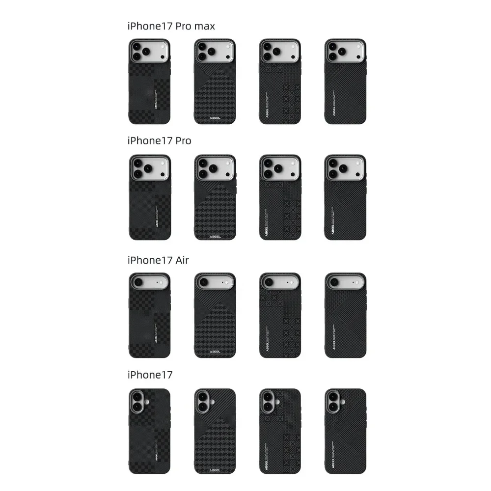 高品質カーボンファイバー製スリムワイヤレス充電対応ケース iPhone 17 Pro Max用 合金カメラフレーム 耐衝撃保護タフカバー