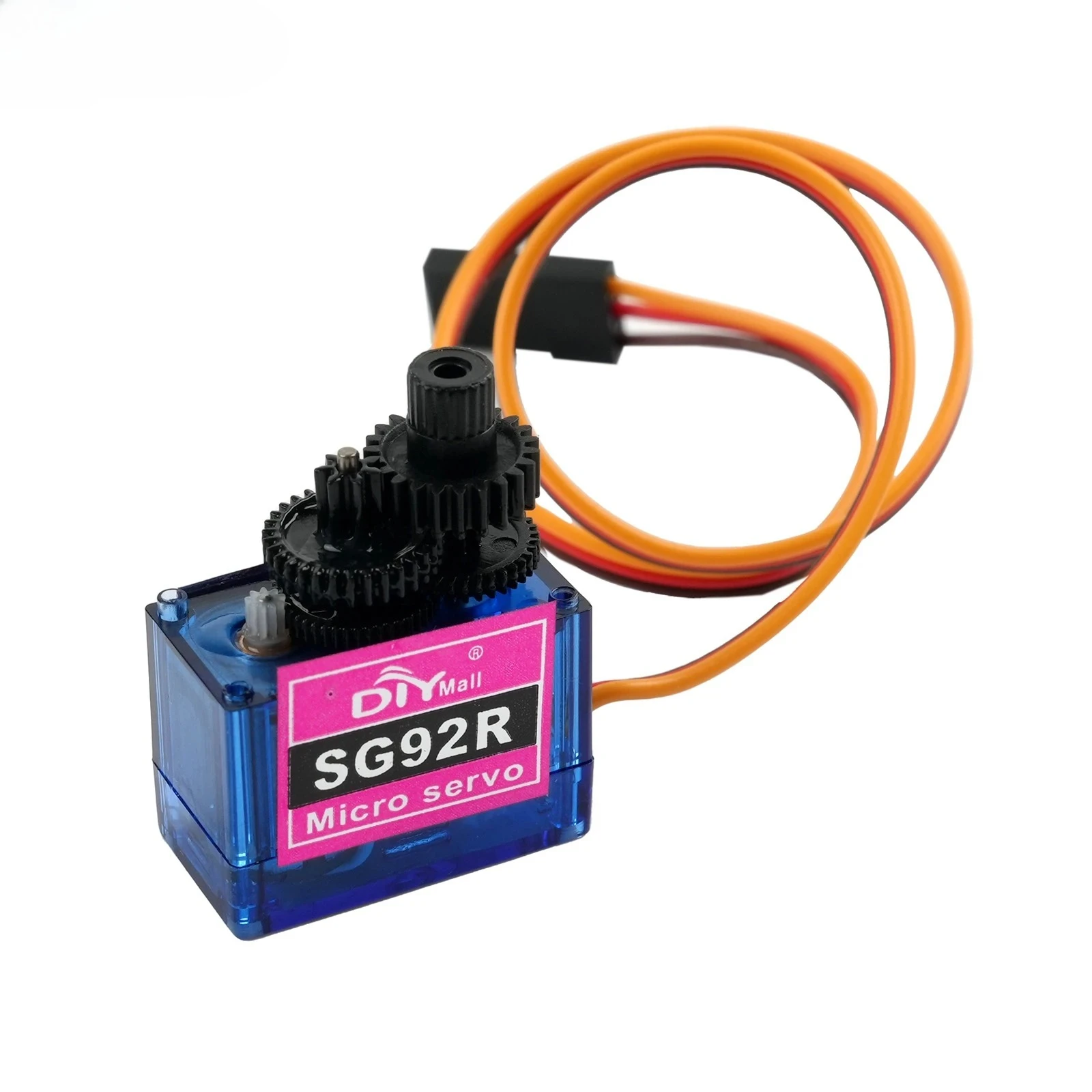 4PCS 9g SG92R Micro Servo Kunststoff Getriebe Mini Lenkgetriebe 180/270/360 Grad Carbon Pinsel Motor für RC Flugzeug Hubschrauber Auto