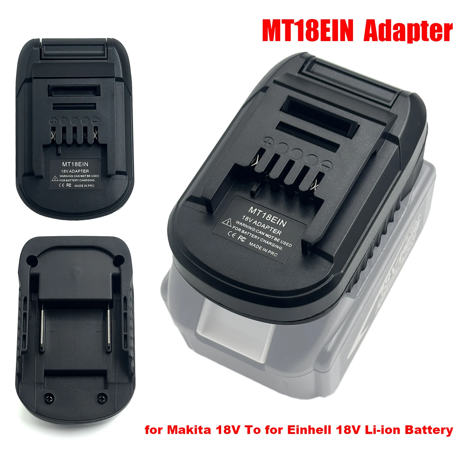 

Адаптер для аккумулятора Makita 18 В для литий-ионного аккумулятора Ein 18 В Адаптер-конвертер MT18EIN для аккумуляторных электроинструментов Ein