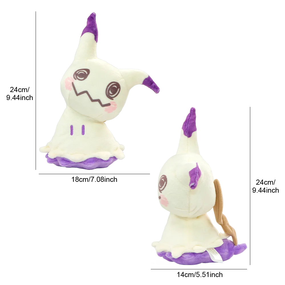 Pokemon Mimikyu Knuffels Glanzende Mimikyu Kawaii Cartoon Schattige Pluche Poppen Verjaardag Kerstcadeau Voor Kinderen Jongens en Meisjes