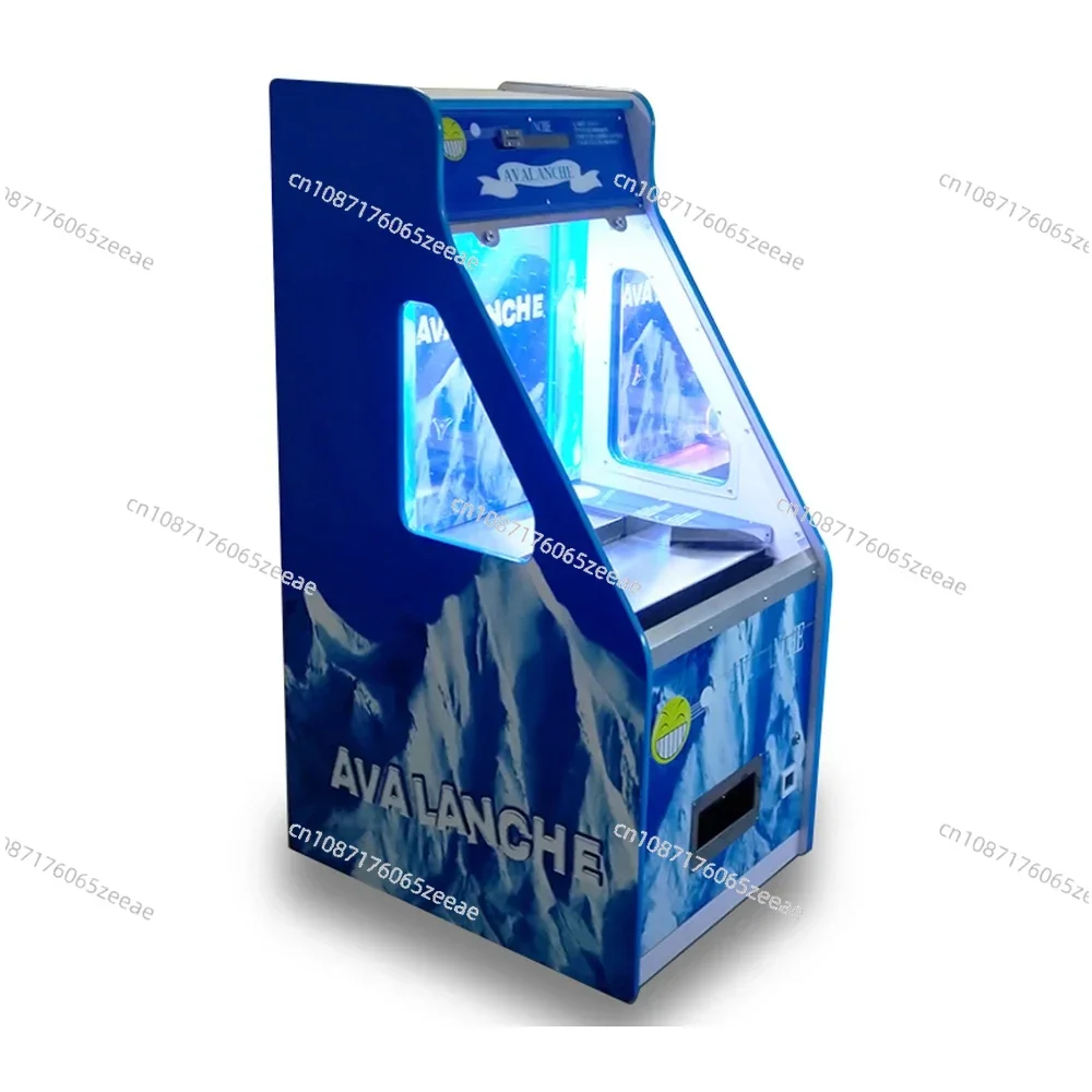 Small Coin Operated Coin Pusher Ticket Redemption Arcade Game Machine With Bill Acceptor