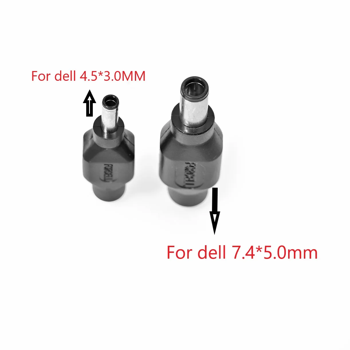 DC 4.5 x 3.0 mm 7.4 x 5.0 mm DC Male to 5.5 x 2.5mm DC Female Power Plug Adapter Connector with chip for DELL