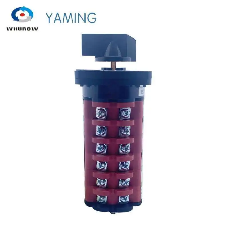 Điện máy hàn switch Đa-bước 0-3 vị trí 6 người ba lan 40A AC380V của nhãn hiệu chuyển selector chuyển đổi quay