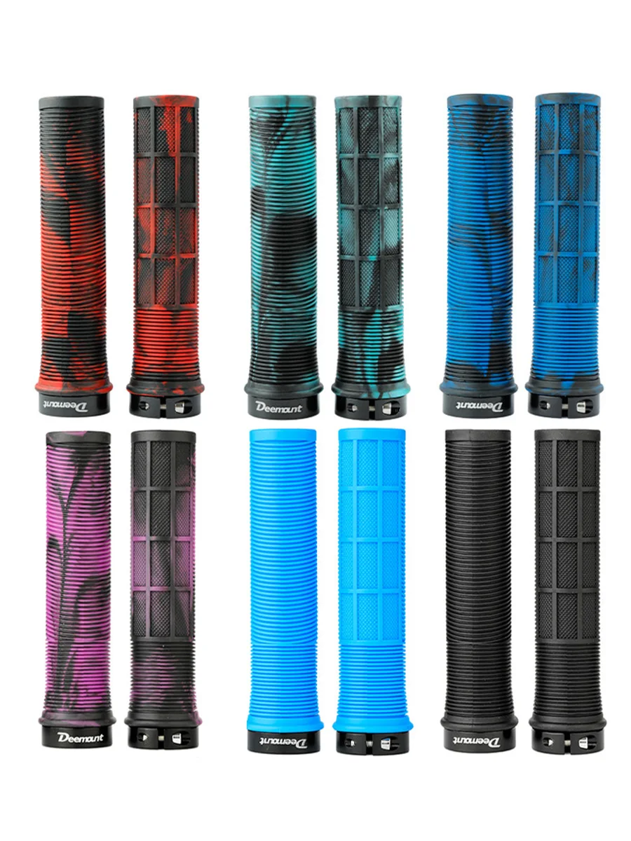 AliExpress NONE 1 Pair TPR Bicycle Handlebar Grips Anti-skid Bar End Comfy Hand Feel MTB Cycling Hand Rest Shock-absorbing Bike Grips Parts