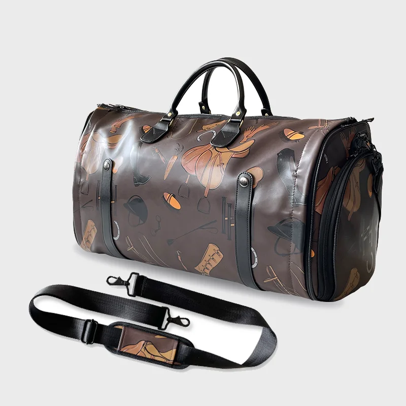 

Hello Horse Equestrian Bag Multifunctional Horse Riding Gear Jacket Storage Bag Portable Waterproof Large Capacity Carry Bag