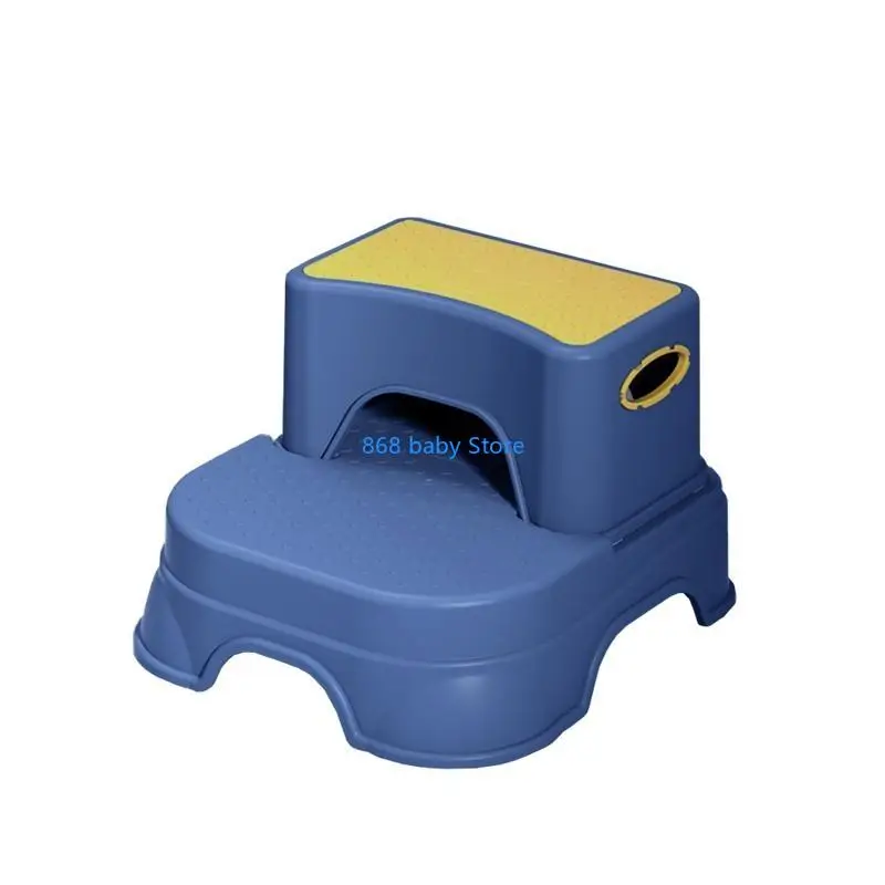 

29EE Kids Step Stool Child Safety Two Step Stools Bathroom Toddler Toilet Potty Training Step Stools with Anti-Slip Pads