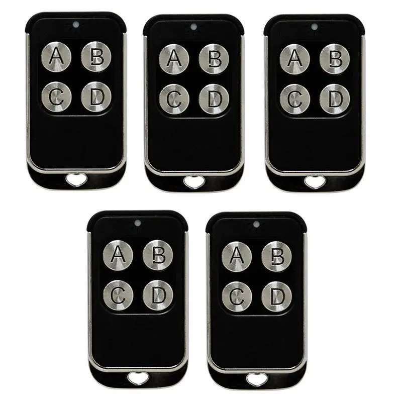 

A73E-RF Remote Control 433Mhz Rolling Code Face To Face Duplicate For Automatic Garage Door ,5PCS