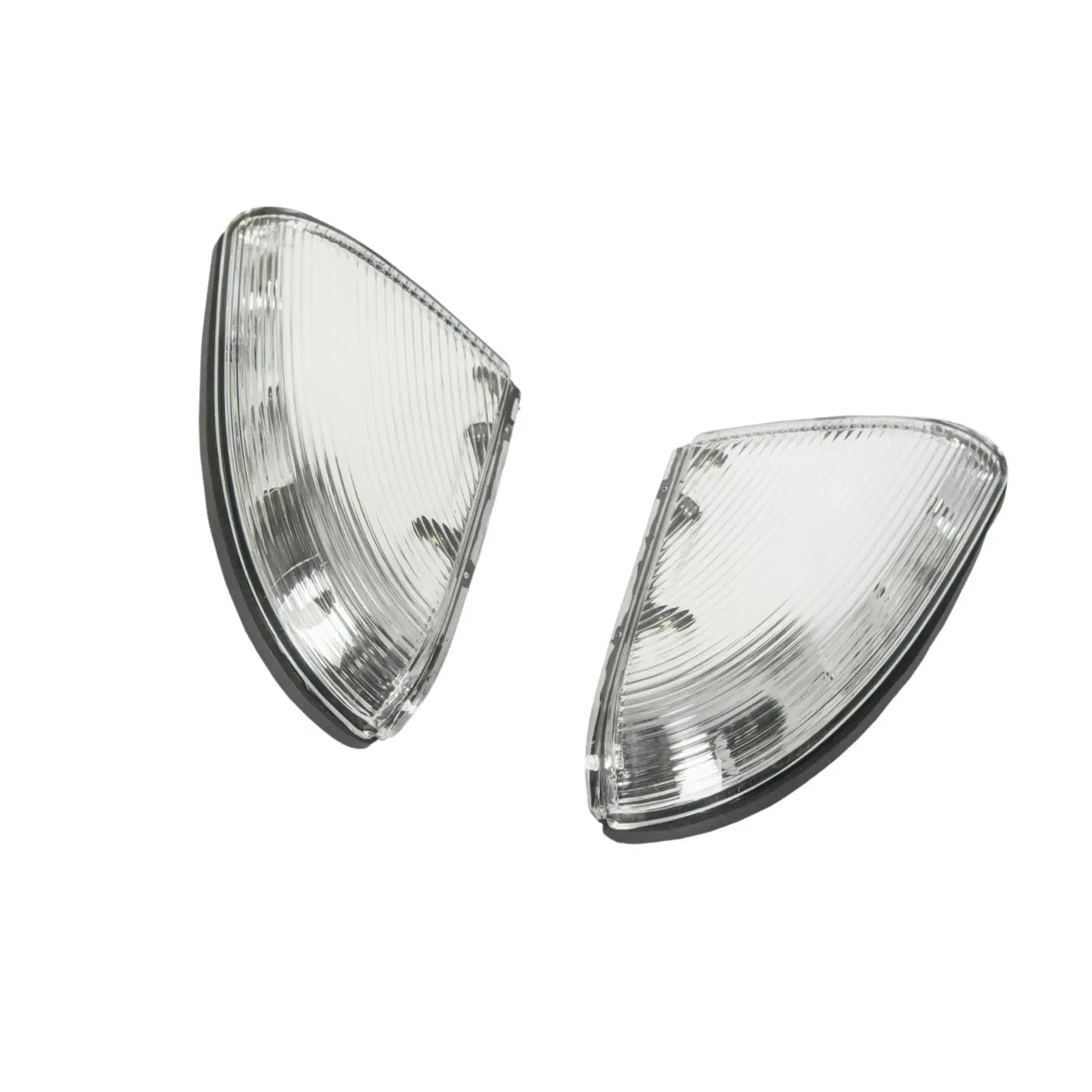 

Front Mirror Turn Signal Lamp Pair Side Marker Light Assembly Clear Lens for Ram 2500 3500 Truck Power Heated Mirror