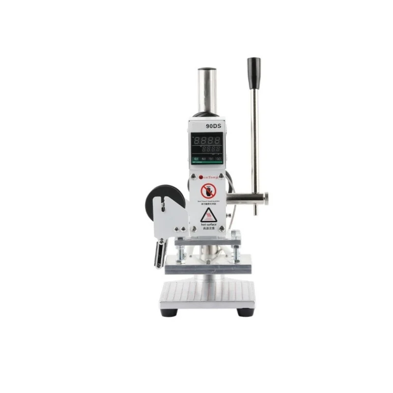 دليل الجلود ورقة آلة ختم ساخن DIY بها بنفسك آلة نقش الشعار رسائل عدد الحرارة الصحافة آلة ختم ساخن #1