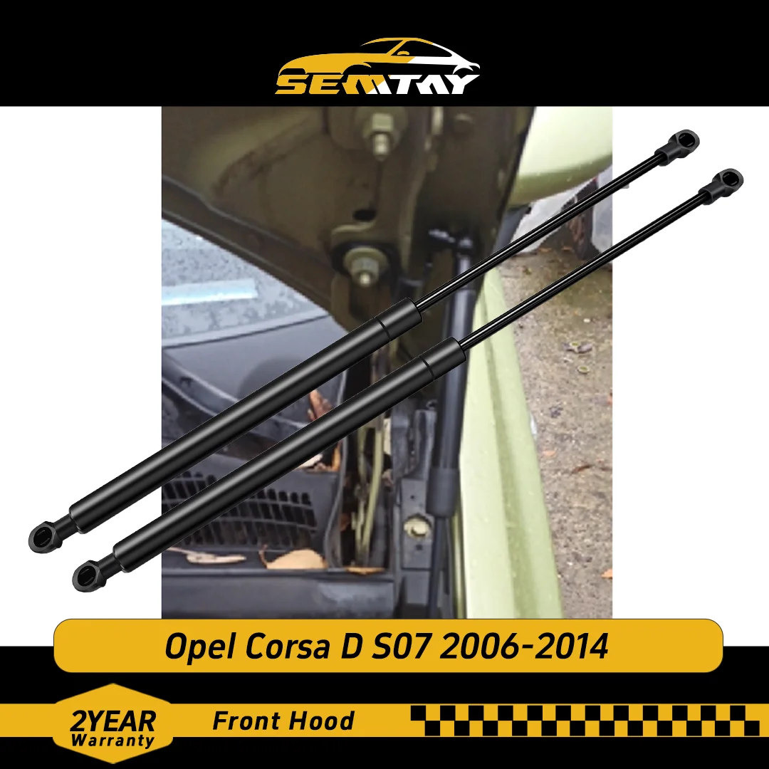 

Подъемные стойки капота SEMTAY, совместимые с газовыми амортизаторами капота Corsa D S07 2006-2014 Opel Corsa D S07