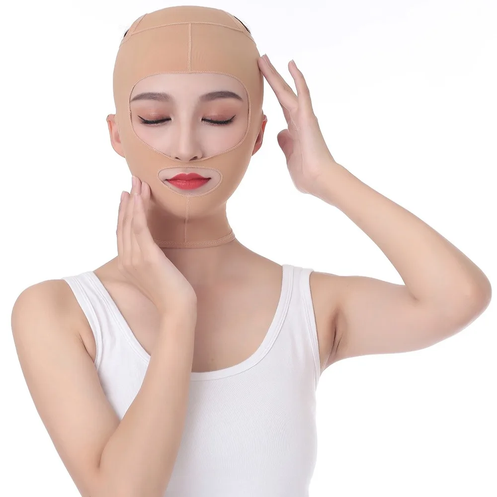 Tightening Skin V Shaped Slimming Face Mask Wrinkle Face Care Tools Double Chin Lifting Belt Neck Thin Lift Preventing Sagging