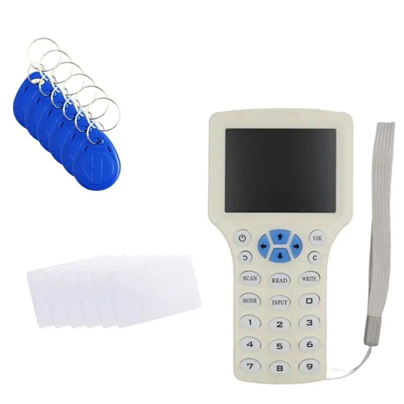 

Y14A Умный копировщик ключей, программатор карт контроля доступа, считыватель/записыватель RFID NFC IC ID, дубликатор карт 125 кГц 13,56 МГц с шифрованием