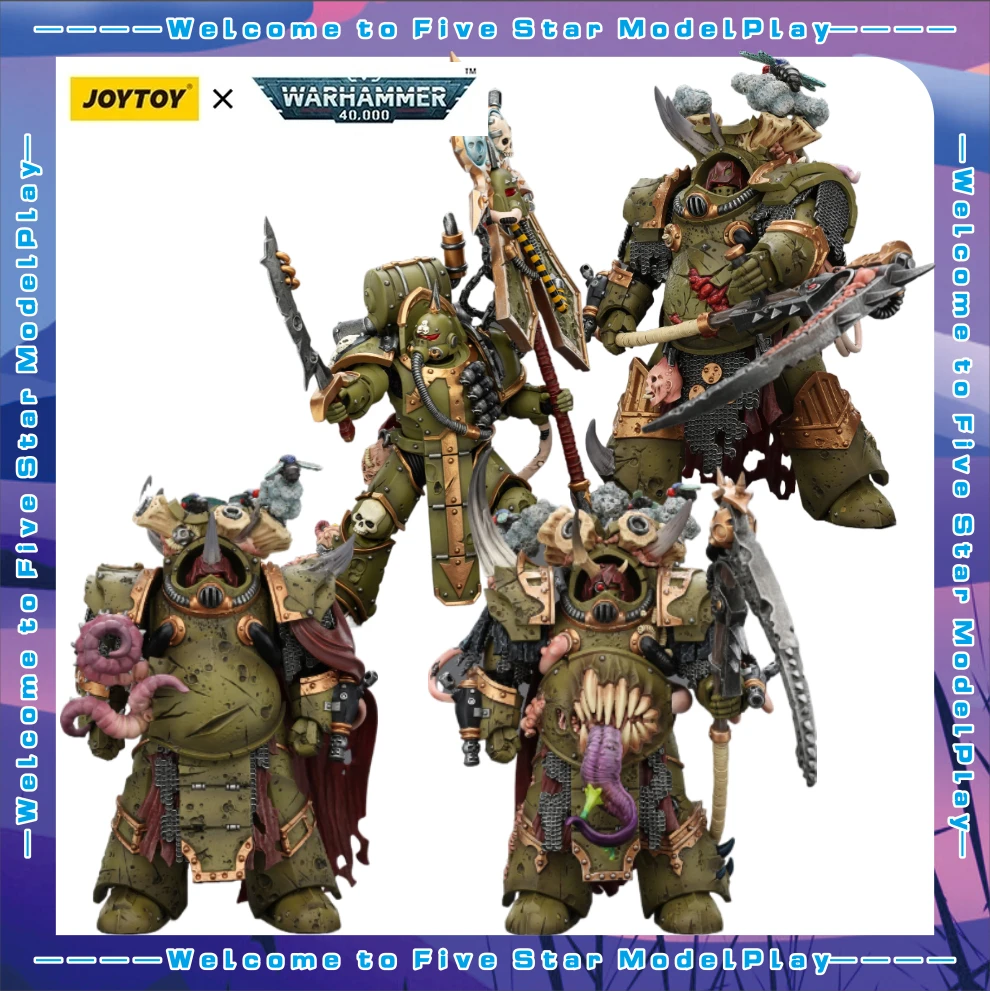 

【FS】1/18 JOYTOY Warhammer 40K Death Guard Deathshroud Terminator Action Figure Model Toy