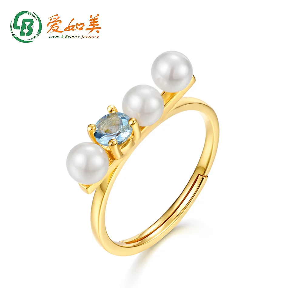 

Retro Palace Natural Pearl Collarbone Ring, Women's Japanese Light Luxury 18K Gold PT950 Platinum Silver Plated 7-layer GoldRing