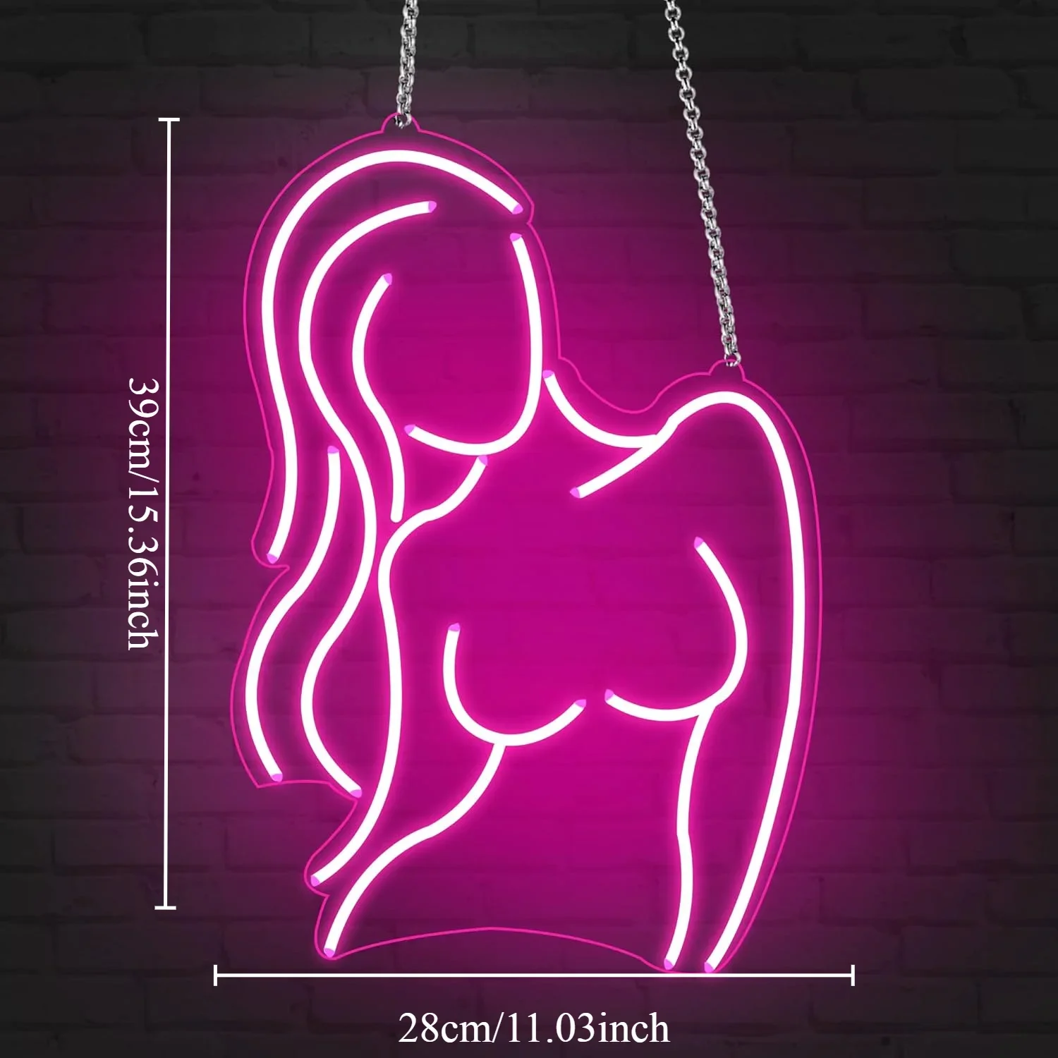 

Female Body Line Neon Sign LED Light for Bedrooms Bar Club Beauty Salon Decor Valentine's Day Christmas Gifts USB Powered