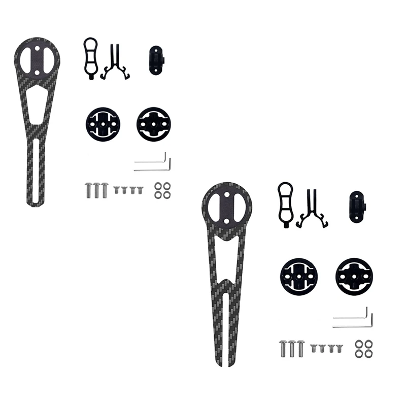 Bicycle Computer Holder Carbon Fiber Bracket Bike Stopwatch Speedometer Mount Holder For Garmin Gopro Light Stand