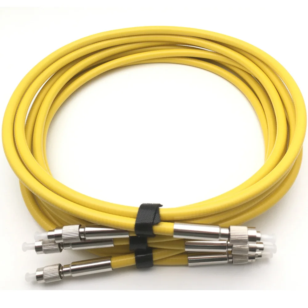 sma-sma905-armored-fiber-optic-patch-cord-mm-300um-uv-vis-200-1100nm-022na-ceramic-ferrule-silica-core-70mm-2m-cable-connector