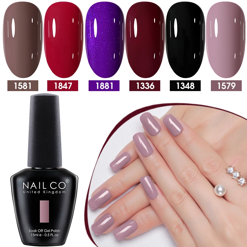 NAILCO 15 مللي هلام البولندية هيما بولي TPO الحرة مسمار الفن شبه دائم الأشعة فوق البنفسجية ورنيش هلام مانيكير معطف فوقي الهجين هلام الغراء الأظافر العرض Ongle #1