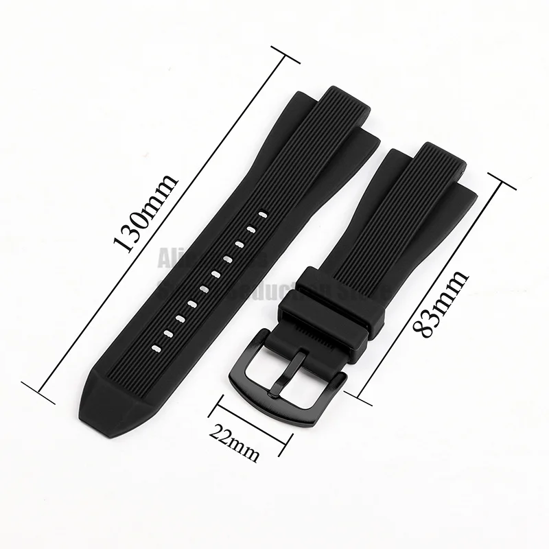 Silicone Rubber Watch Strap for Michael Kors MK8730 MK9019 MK8295 MK8492 Watch Band Soft Sport Wristband Watch Accessories