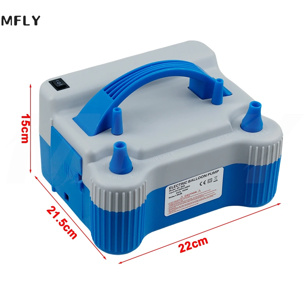Gonfleur de ballons électrique domestique, pompe à air avec deux buses, 680W
