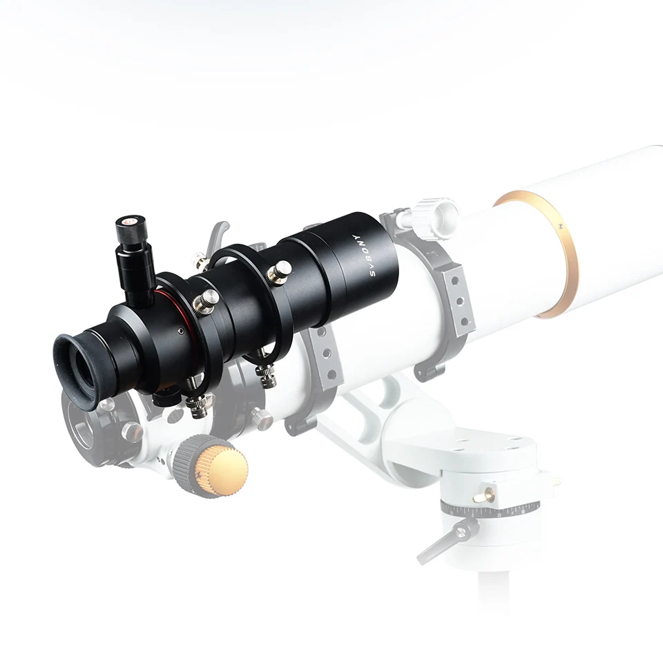 SV208 Astronomical Telescope Finder Scope W/ Illuminated 8x50 Straight-Through Correct Image