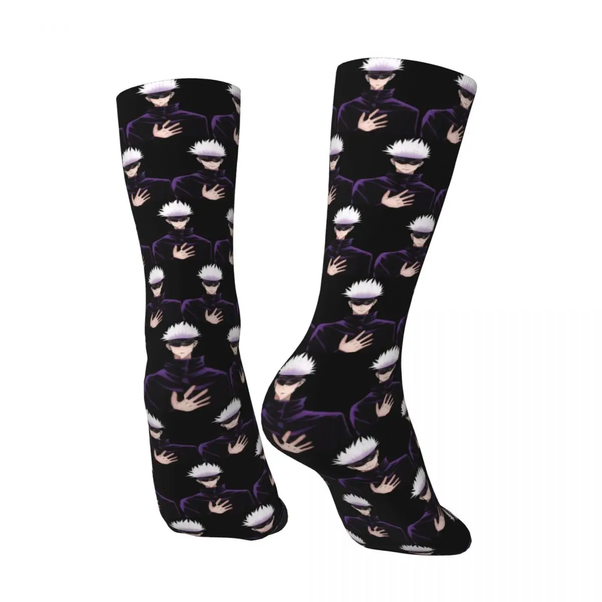 Jujutsu Kaisen Gojo Satoru Unisex Winter Socks Hip Hop Happy Socks Street Style Crazy Sock