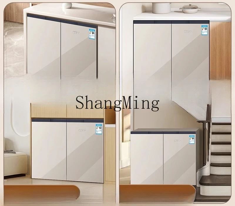 SM horizontal refrigerator household embedded low refrigerator first-class energy efficiency silent double door