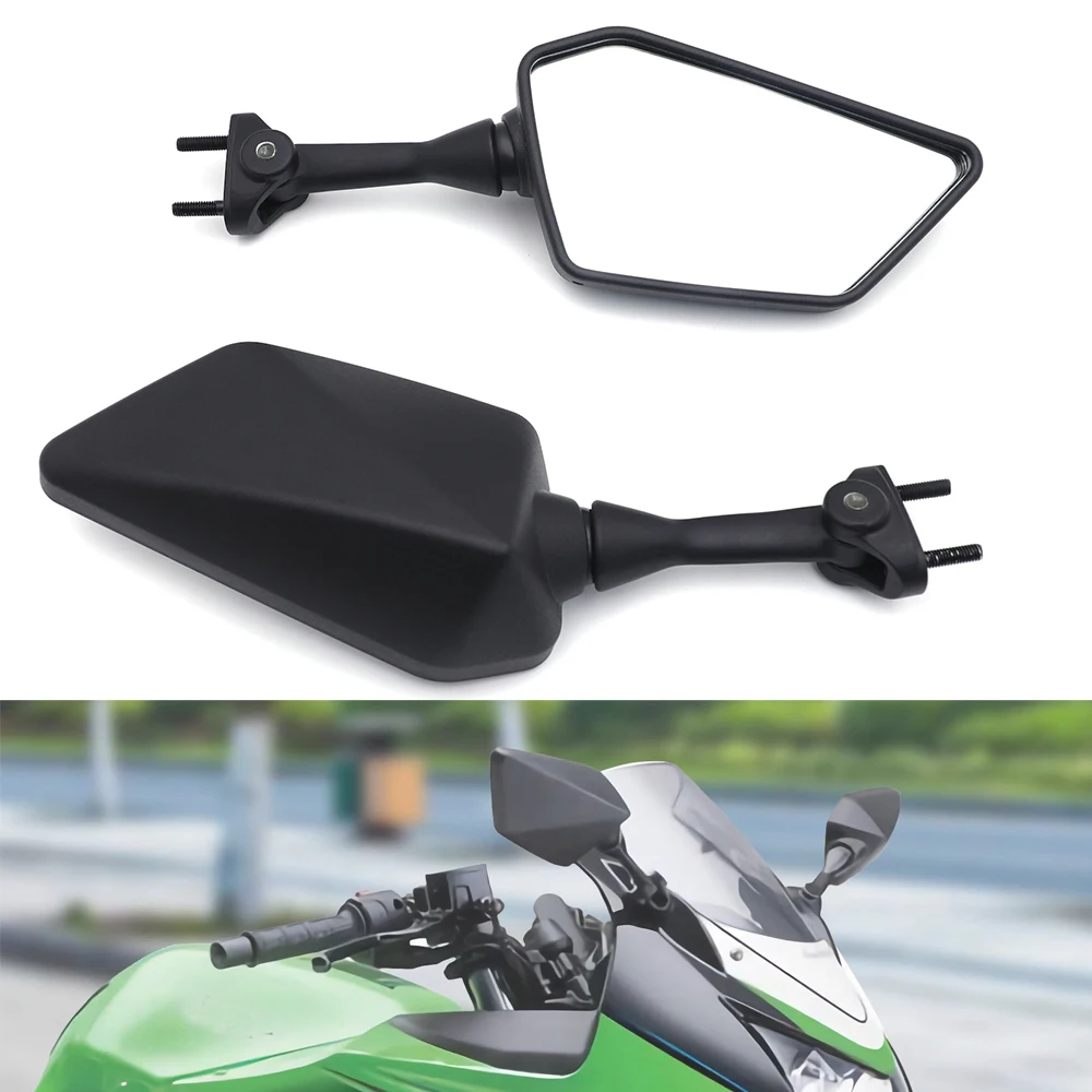 1 Paar Motorrad links rechts Rückspiegel für KAWASAKI NINJA 250R EX250 2008–2013