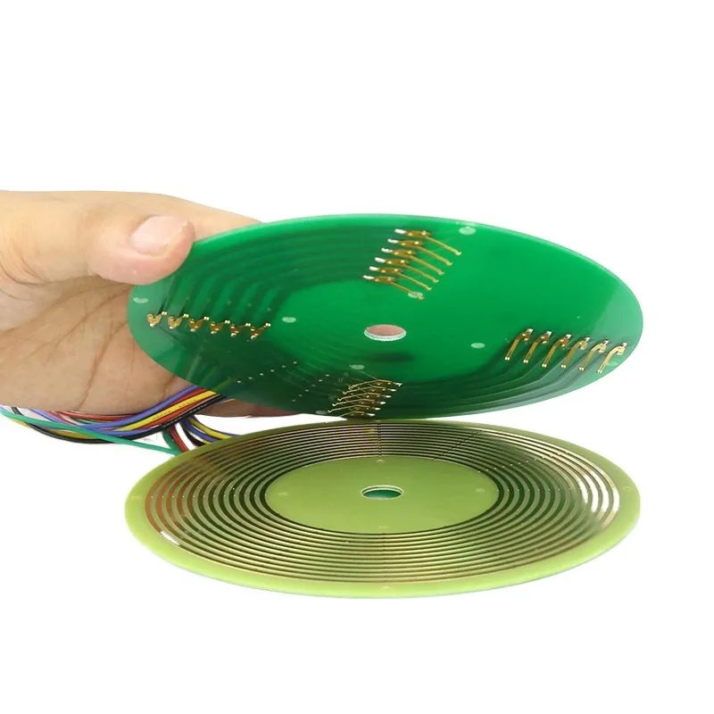 For Disc Slip Ring Conductive Slip Ring Inner Hole 12-50mm Split Ultra-thin Collector Ring, 1~ 12 Rings Optional