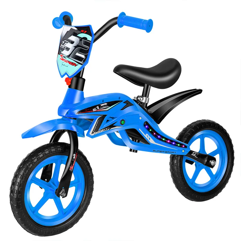 LazyChild New Children's Balance Car 3 To 8 Years Old Without Pedals Two-Wheeled Scooter With Music Light Steady Step Bicycle