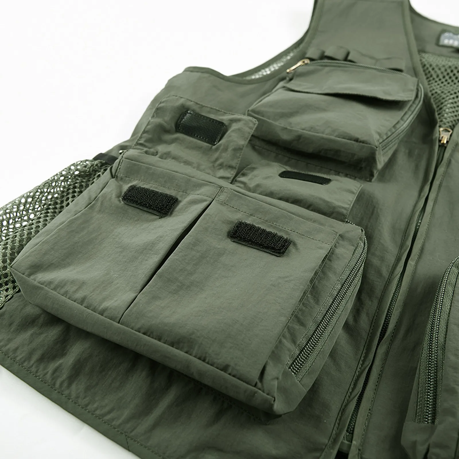 سترة صيد خارجية رفيعة للصيف، سترة عمل متعددة الجيوب، سترة تصوير متعددة الوظائف، سترة رياضية مقاومة للماء في الهواء الطلق