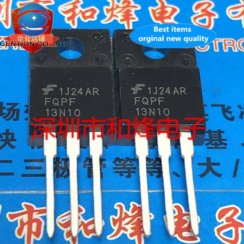 

10pcs 100% orginal new FQPF13N10 TO-220F 100V 8.7A same day delivery