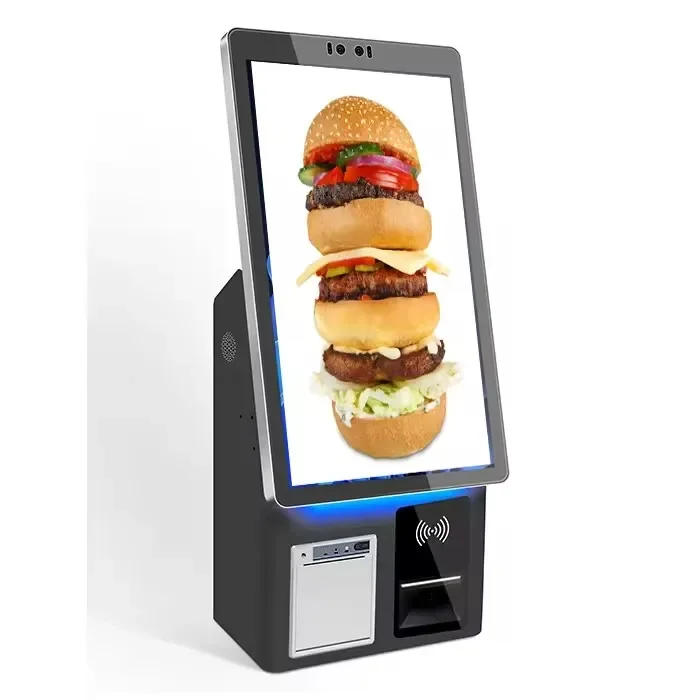 Desktop touch screen kiosk Android Payment Kiosk Machine Touch Screen Self-service Pos Kiosk With Printer and Scanner