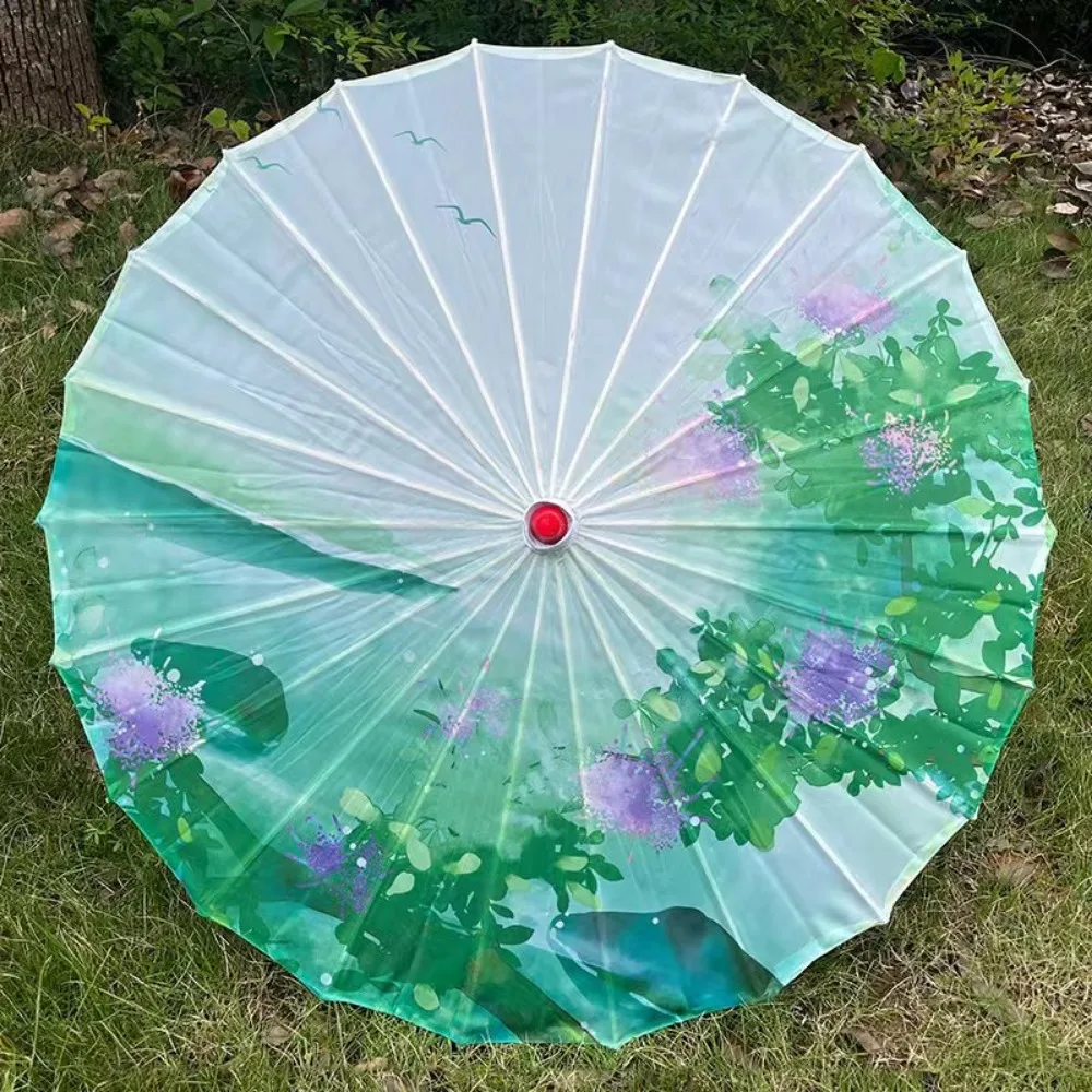 56cm Umbrella Fan Chinese Antique Style Silk Cloth Prop Dance Umbrella 10 Colors Classical Japan Style Umbrella