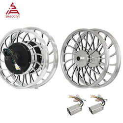 QSMOTOR-BLDC In-Wheel Hub Motor Kits para triciclo elétrico Solar, 48V, 45KPH, 205, 20 * 2.125in, 1000W, BLDC, roda dianteira, SIAECOSYS