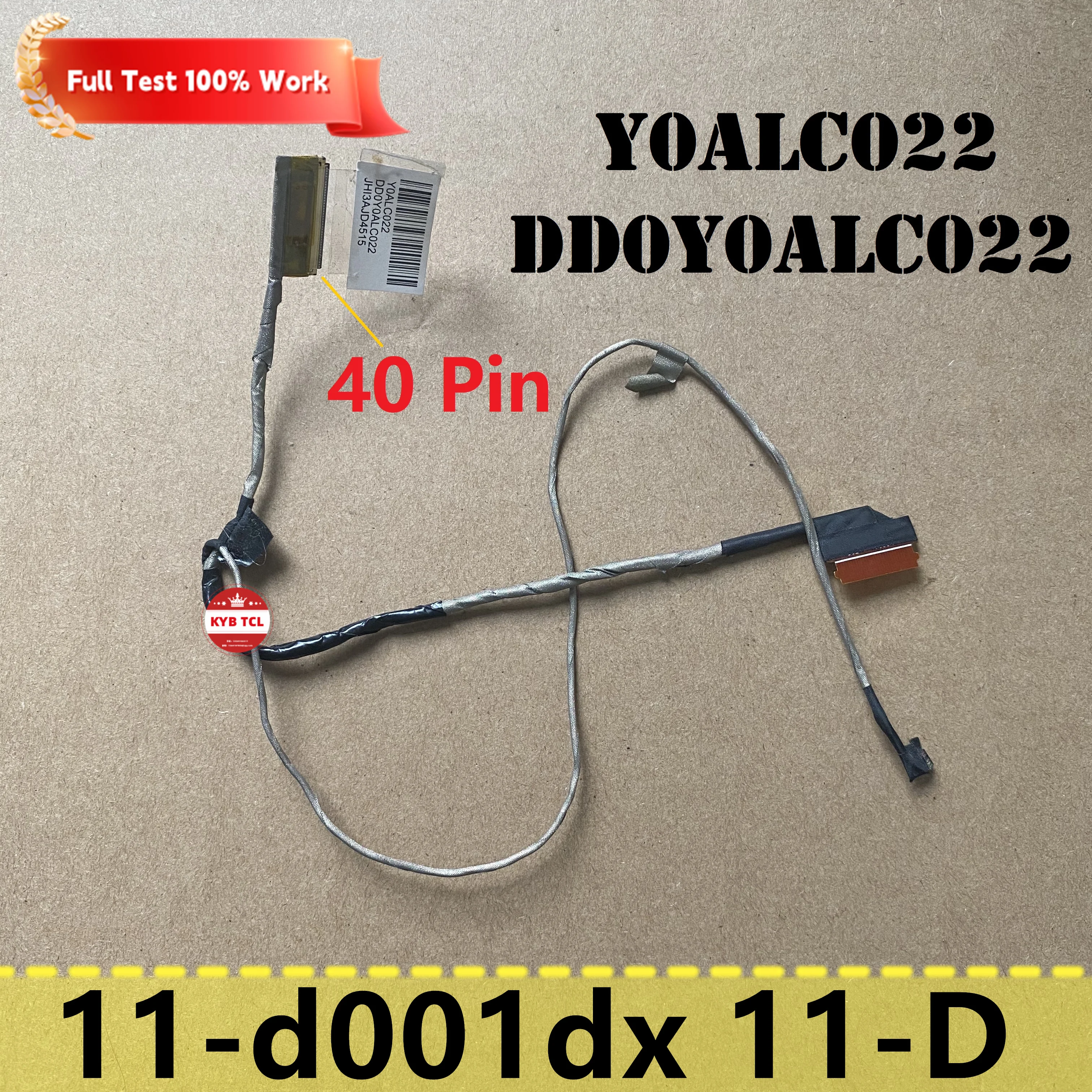 كابل فيديو LVDS LCD للكمبيوتر المحمول ، تيار HP ، 11 D001Dx ، 11 D ، 11-d011wm ، 11-d010nr ، 11-d077nr ، 11.6 "، أصلي