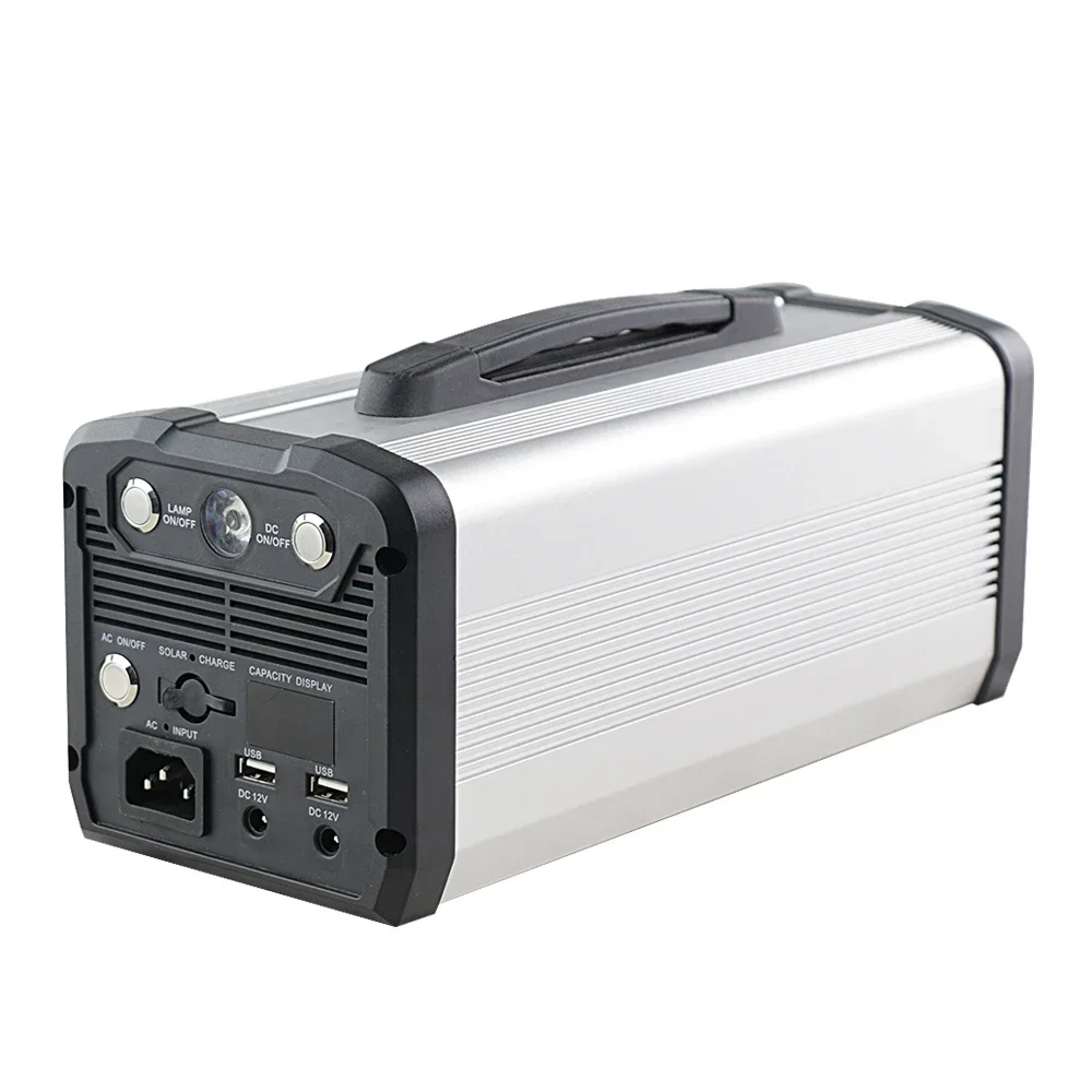 60000mAh rechargeable power bank AC/DC portable 220v battery power station for outdoor power supply