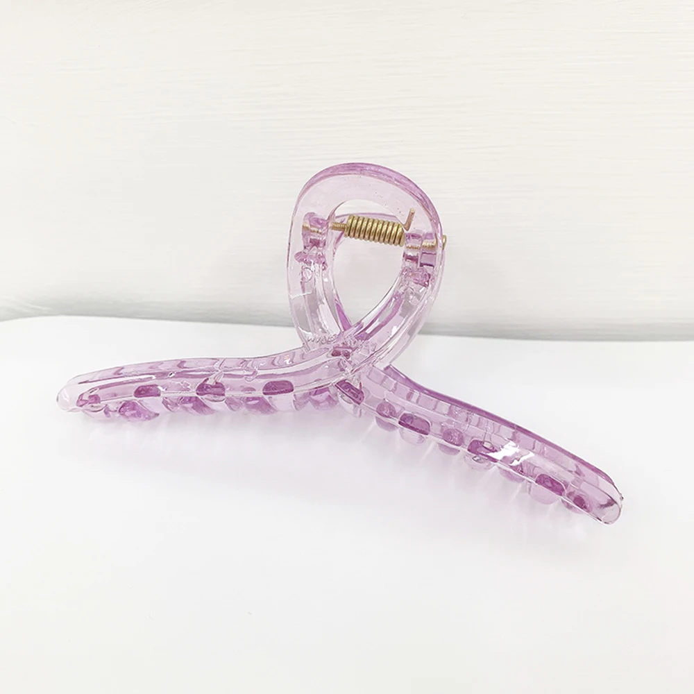 

Simple Headwear Acrylic Transparent Women Fashion Hair Claws Hair Accessories Crab Clips Hair Clips