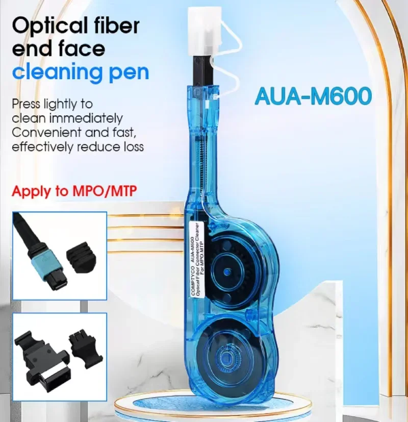 

COMPTYCO AUA-M600 Optical Fiber Connector Cleaner For MPO/MPT Fiber Optic Cleaning Pen Blue/Orange/Green(Optional)